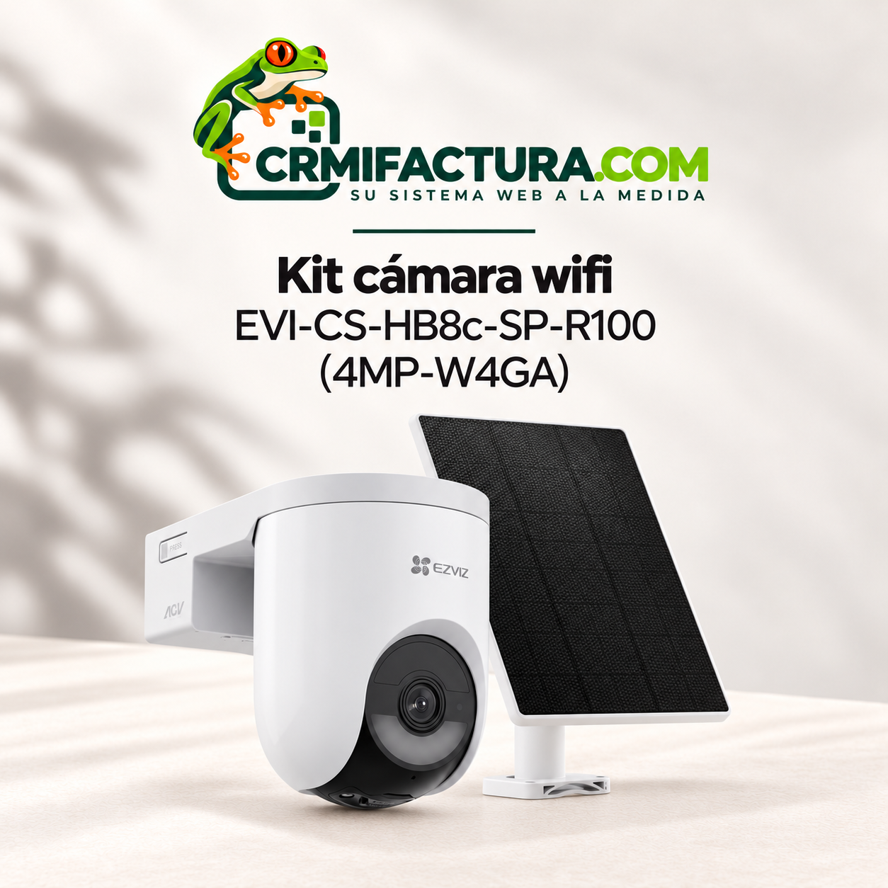 Kit cámara WIFI EVI-CS-HB8c-SP-R100